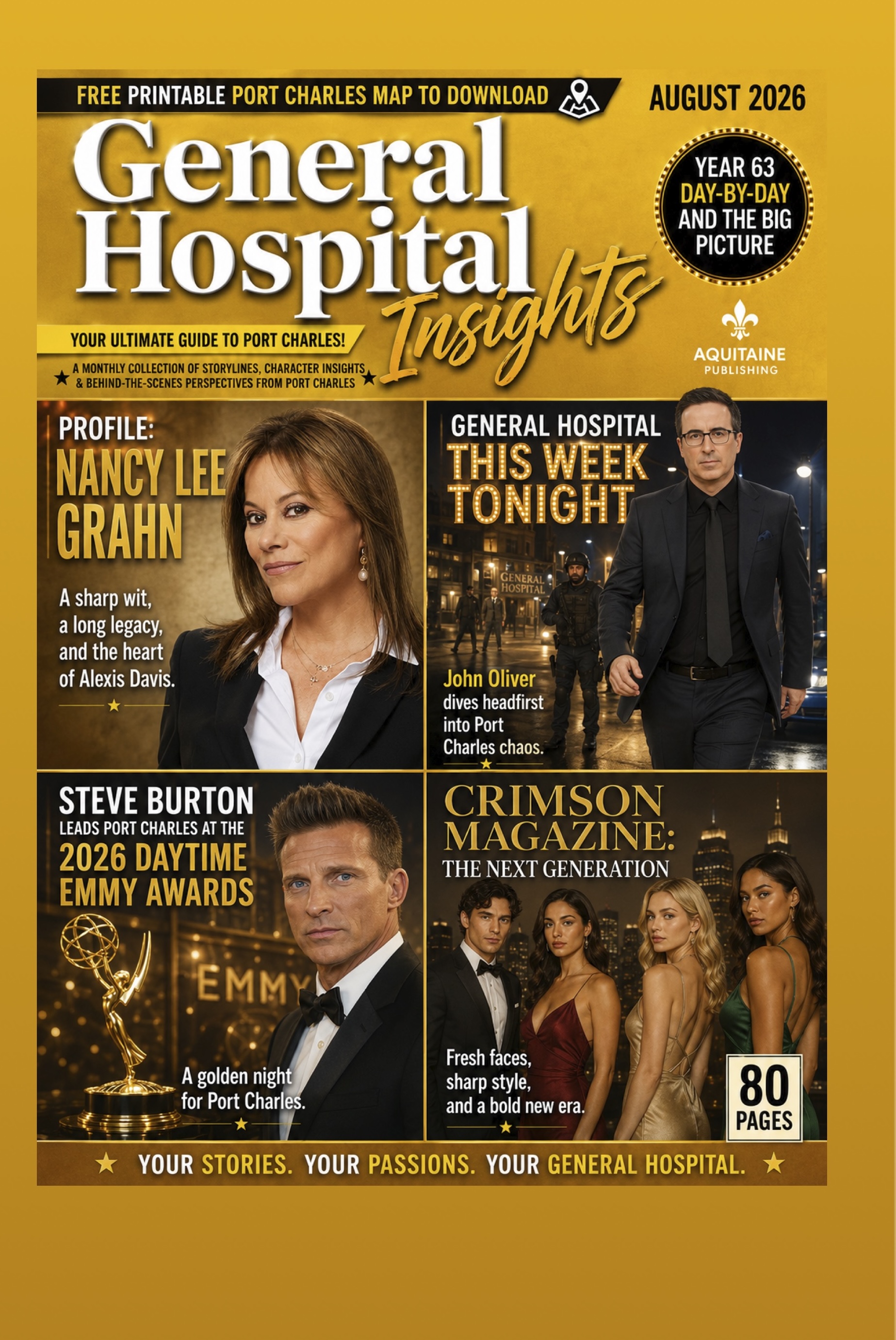 General Hospital Insights August 2026 book cover
