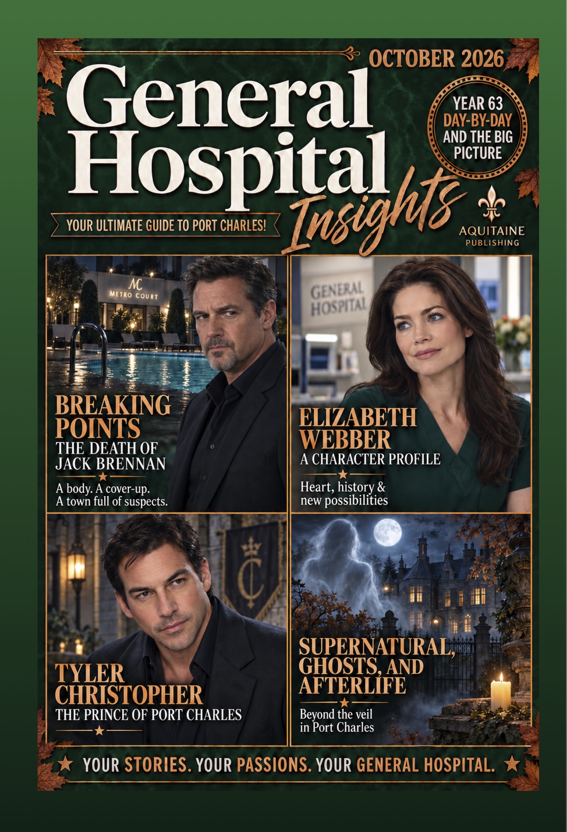 General Hospital Insights October 2026 book cover